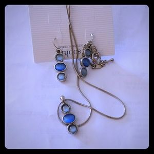 Earrings and necklace set